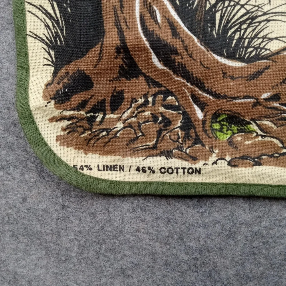 Blarney Woollen Mills Irish Coffee Bib Apron One Size Ireland‎ Linen Cotton Vtg